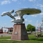 Starship Enterprise in Vulcan