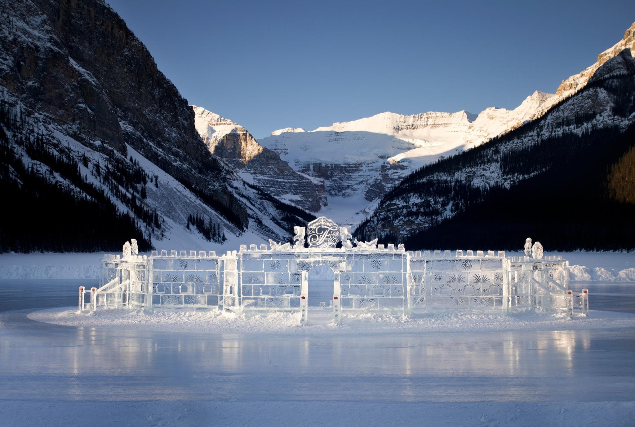 Lake Louise ice castle