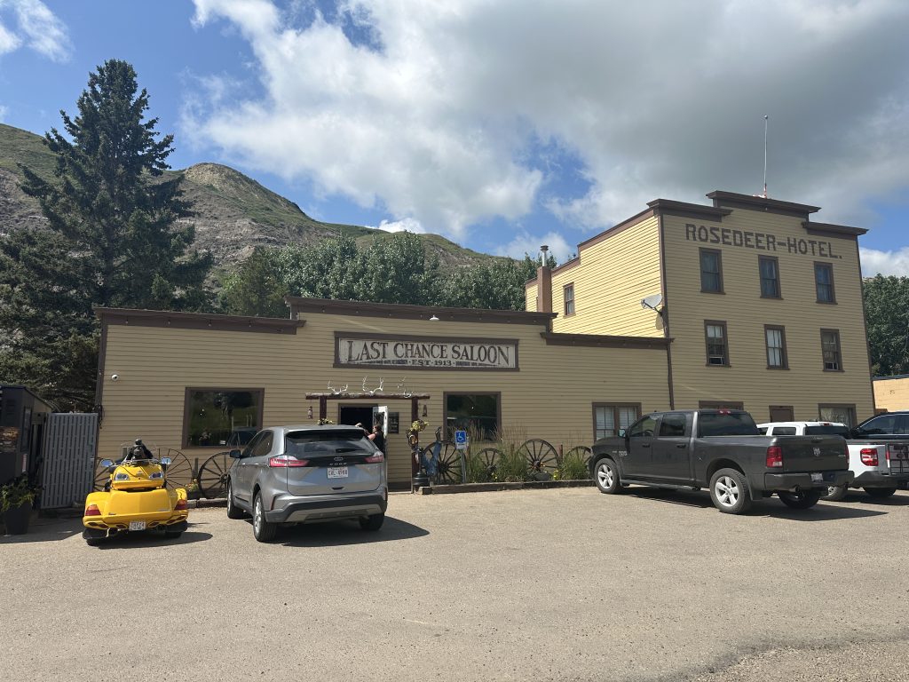 Exterior of Last Chance Saloon in Wayne.