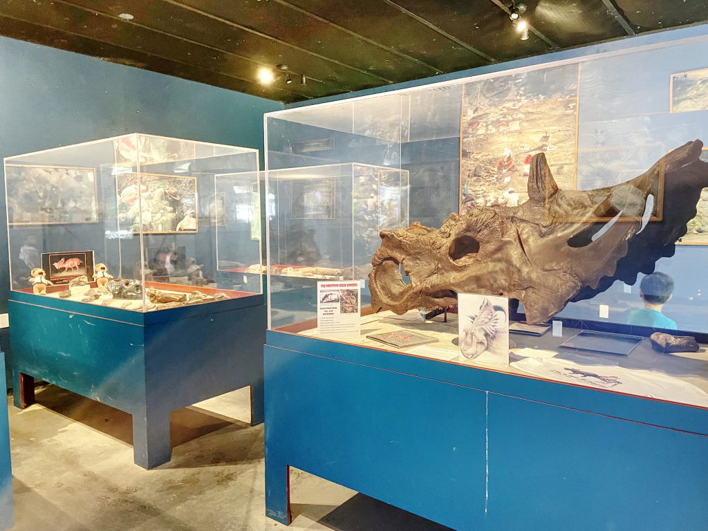 Interior of Pipestone Park Museum.