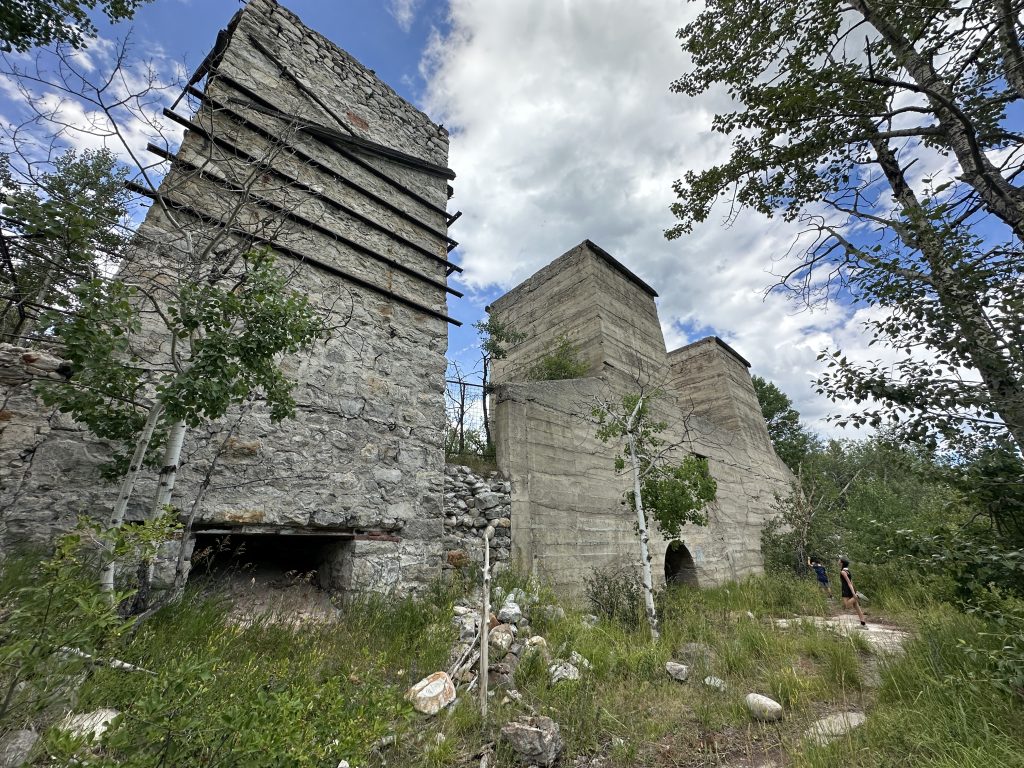 Back-side of Lime City in Crowsnest Pass.